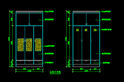 住宅室內(nèi)裝修各類CAD立面大樣圖詳解